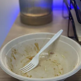 This was supposed to be the half and half bowl. It smelled so good I ate it before I remembered to take a picture (sorry)