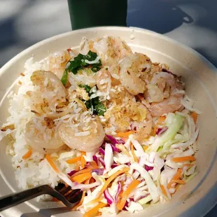 coconut shrimp bowl