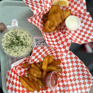 fish and chips, food, fish, seafood