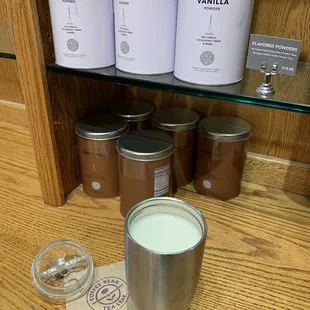 2/4/23 the powders that flavor the coffees-that's their 'secret'