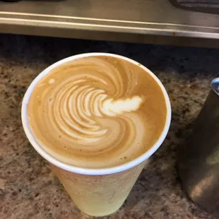 More latte art!