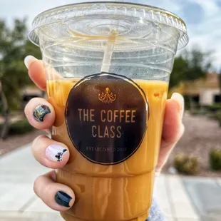 Vanilla Bean Latte (Iced) - #