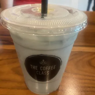 Blue Blossom Latte (Iced) ##