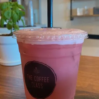 Strawberry Coconut Hibiscus Shaken Iced Tea - #