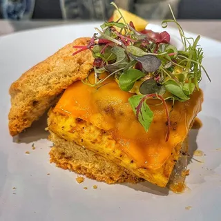 Spicy Sausage Biscuit Sandwich (V)