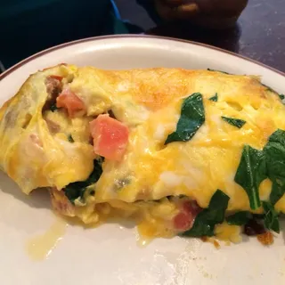 Spicy Chicken Sausage Omelette