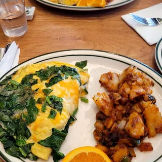 Kid's Spinach & Cheese Omelet