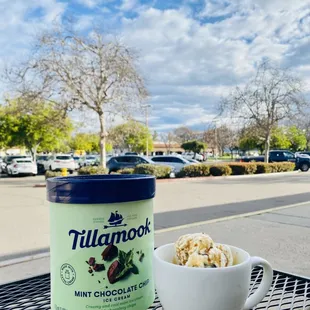 Happy St Patrick&apos;s Day!  Mint Chip Affogato