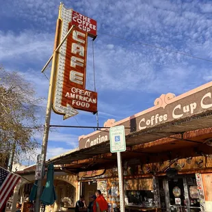 outside of the cafe