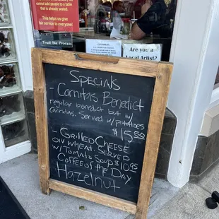 A special offered on a Saturday 2023. Sounds tasty but ordered something else