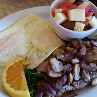 Chicken Fried Steak and Eggs