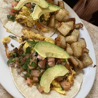 Chorizo Breakfast Tacos