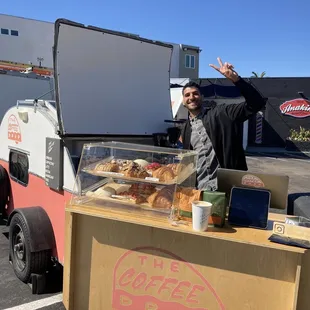 Coffee cart.