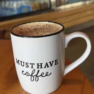 Irish cream hot latte