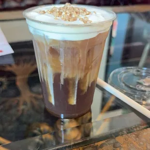 Toffee coffee