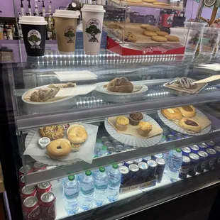 Bakery selections and pre-packaged drinks