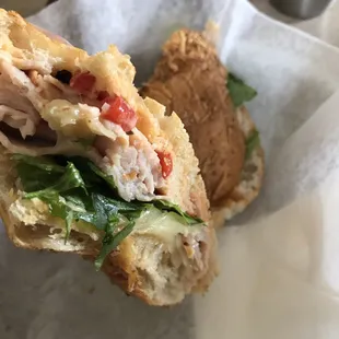 Pepper Turkey Hot Sandwich