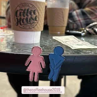 Got these cute magnets from the little store side