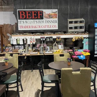 the interior of a coffee shop