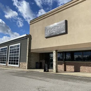 the outside of the building