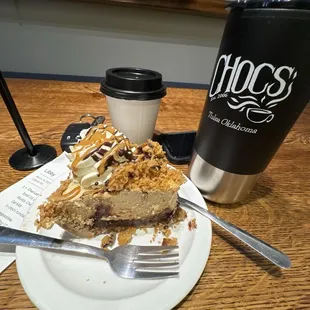 Gluten free Peanut Butter Pie and a muddy chai  what I never knew I always needed.