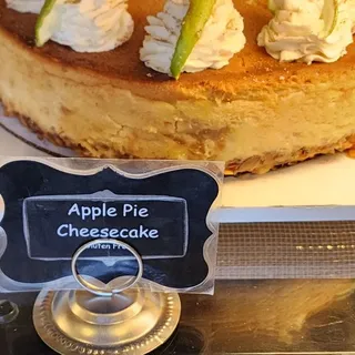 Apple Pie Cheesecake Slice