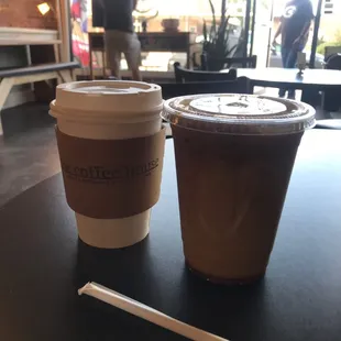 Maple nut latte  hot and iced