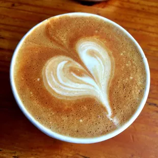 heart latte