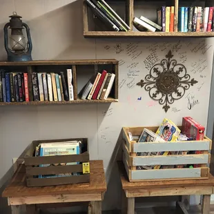 Grab a game or book and jump in!