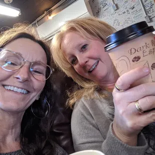 Great time with wonderful sister and coffee