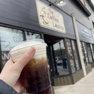 Cold brew with vanilla and cold foam