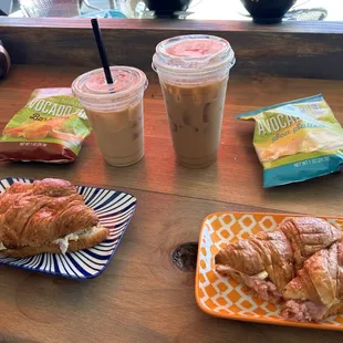 Ham and cheese croissant