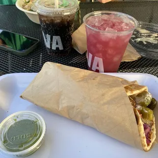 Falafel wrap