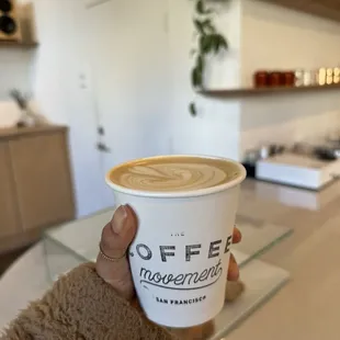 Vanilla rosemary latte