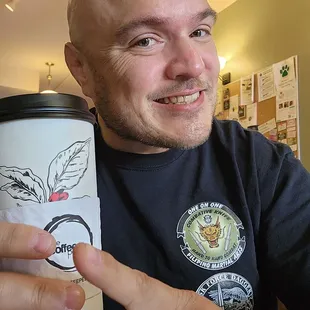 ME LOVING LIFE WITH THE BEST OF COFFEE EVER!!!!!
