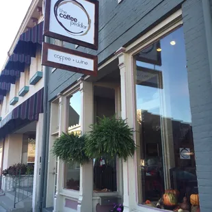 Inviting storefront draws you in.