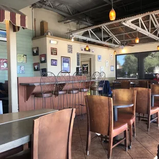 the interior of a coffee shop