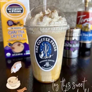 a cup of iced coffee