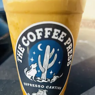 Caramel macchiato blended