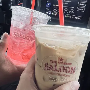 Iced Buck Shot &amp; Iced white chocolate mocha