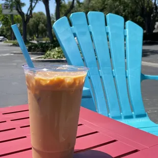 Salted Caramel iced latte