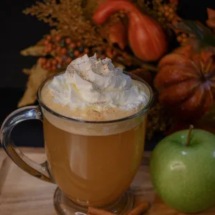 Delicious Hot Apple Crisp! Only available in the Fall