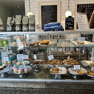 Various delicious looking pastries