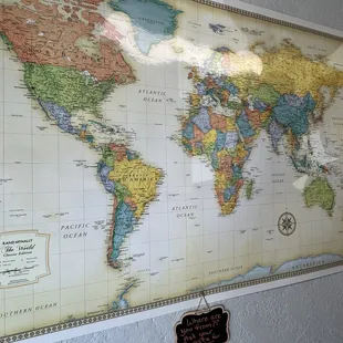 World map to pin where you&apos;re from!