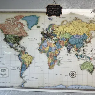 World Map of Customers