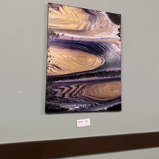 Artwork for sale on the walls