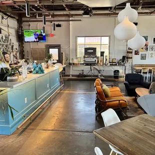  the bar and lounge area