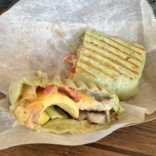 Grilled Breakfast Burrito
