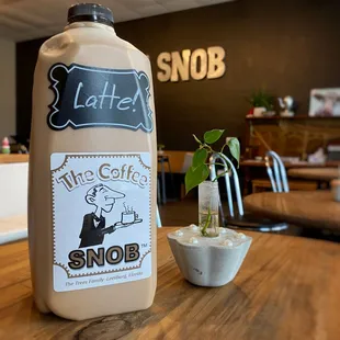 Half-Gallon Iced Latte