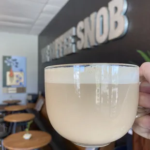 Latte at the Snob
